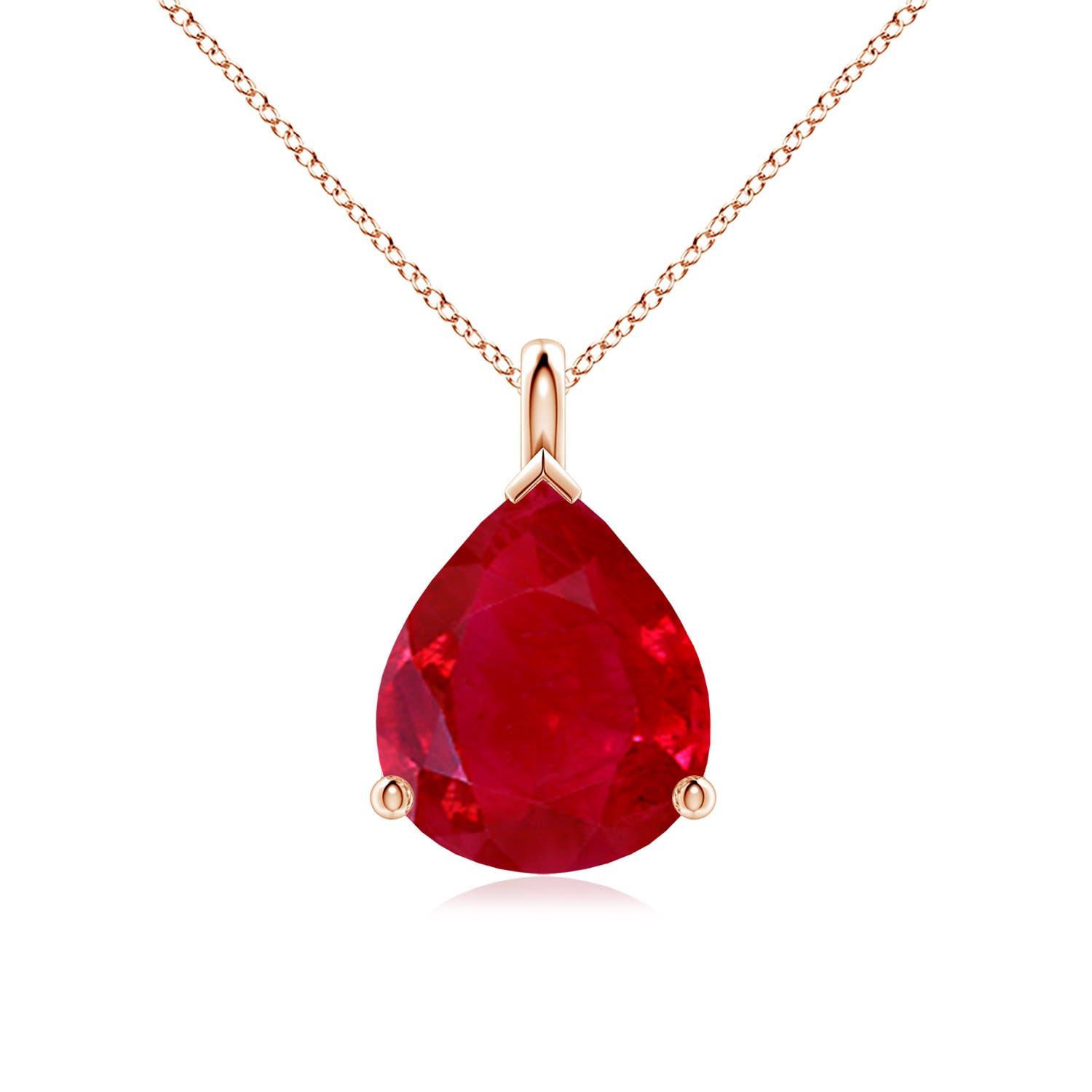 AAA - Ruby / 5 CT / 18 KT Rose Gold