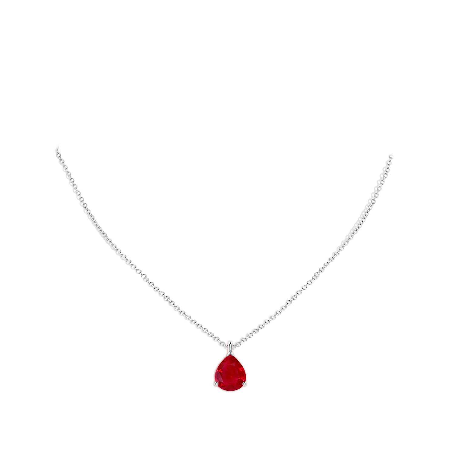 AAA - Ruby / 5 CT / 18 KT White Gold