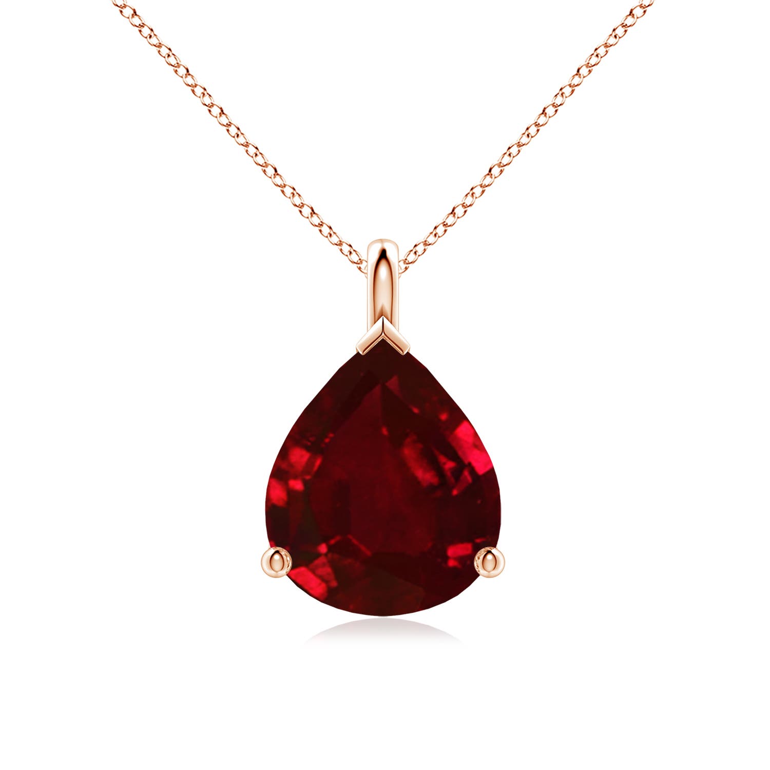 AAAA - Ruby / 5 CT / 18 KT Rose Gold