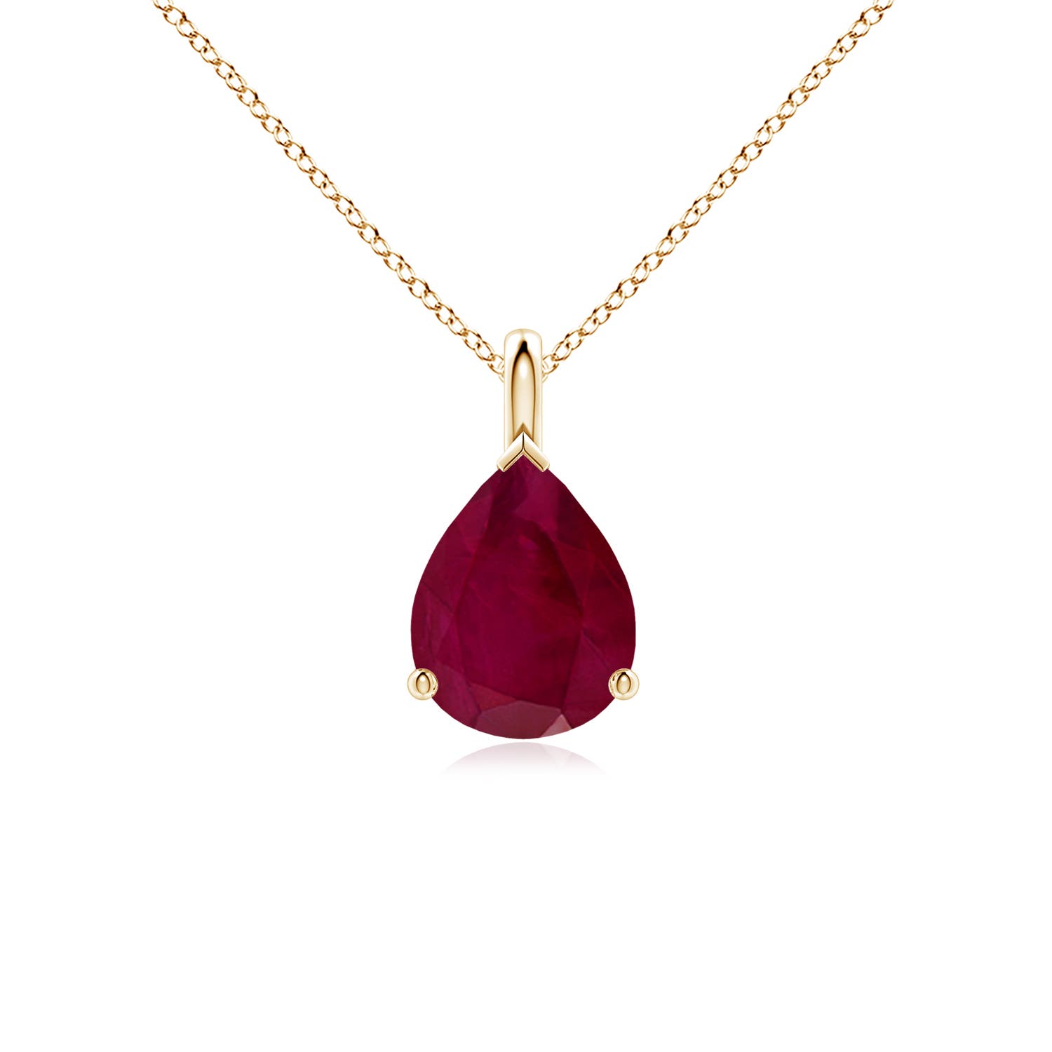 A - Ruby / 1.9 CT / 18 KT Yellow Gold