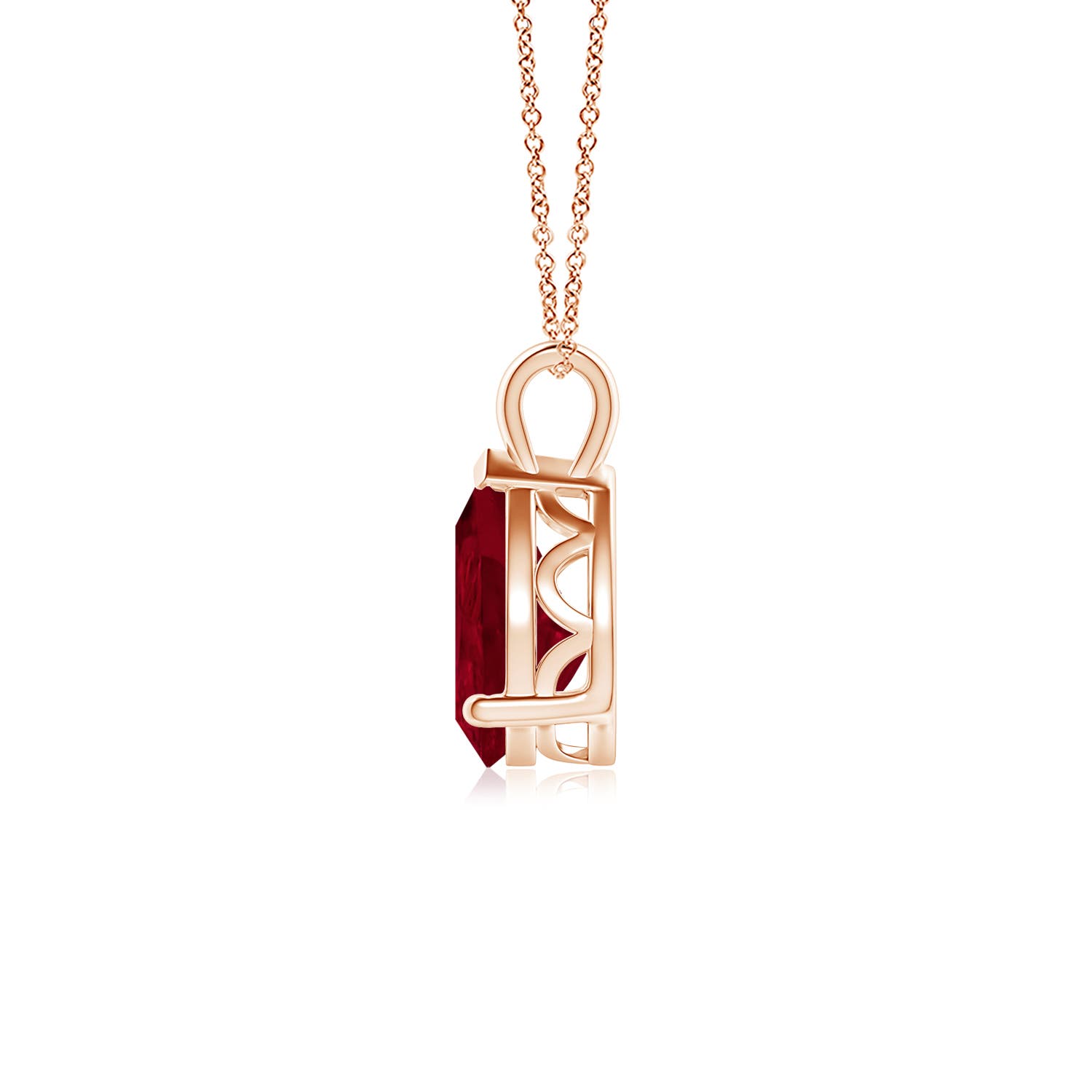 AA - Ruby / 1.9 CT / 18 KT Rose Gold