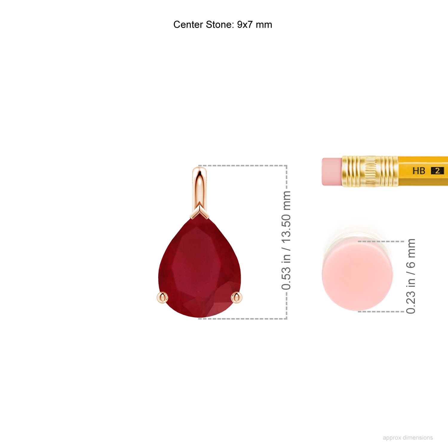 AA - Ruby / 1.9 CT / 18 KT Rose Gold