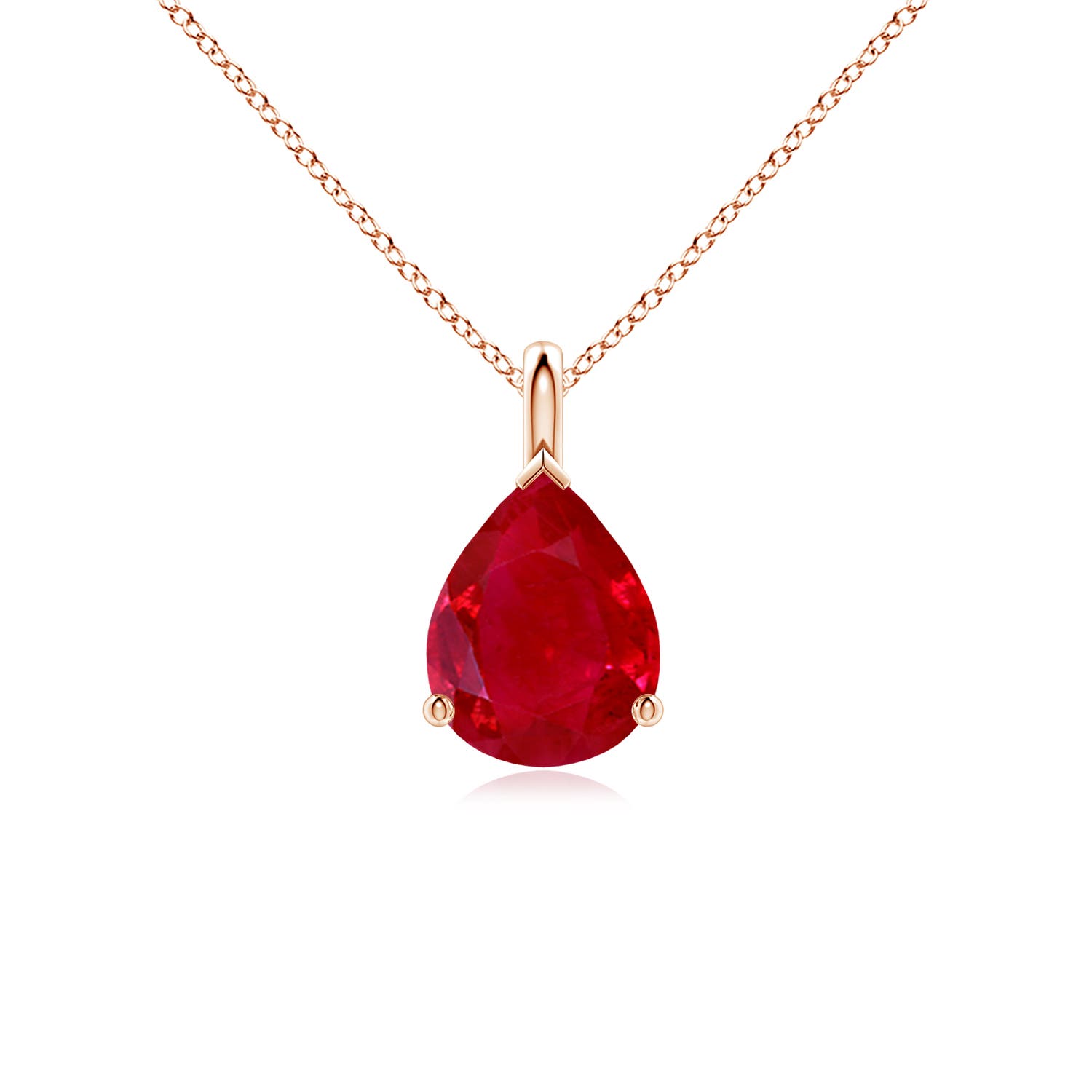 AAA - Ruby / 1.9 CT / 18 KT Rose Gold