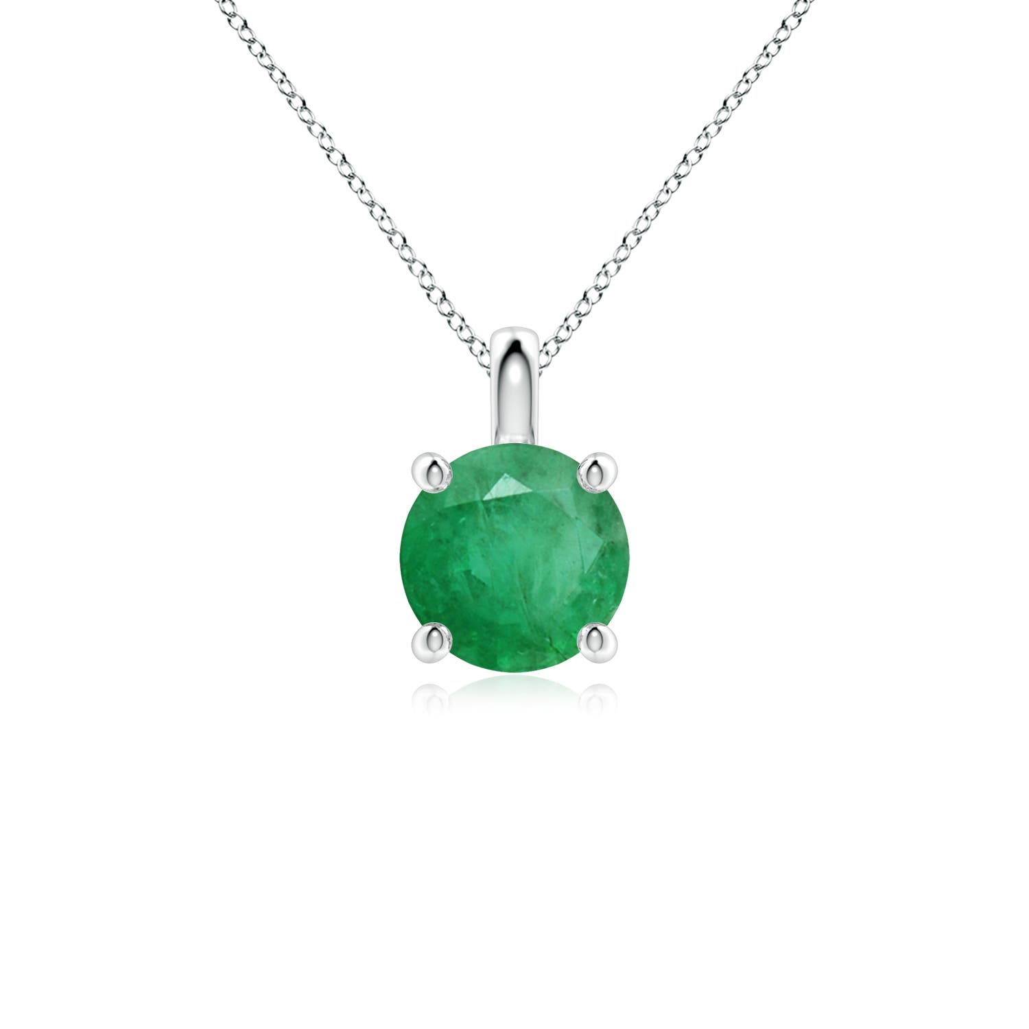 A - Emerald / 1.2 CT / 18 KT White Gold