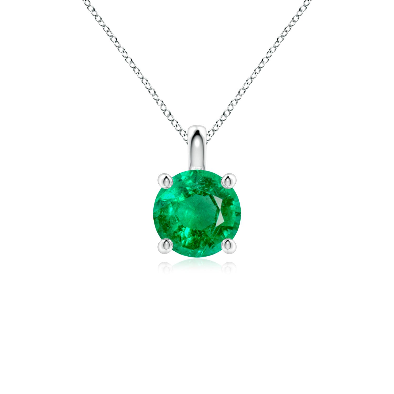 AAA - Emerald / 1.2 CT / 18 KT White Gold