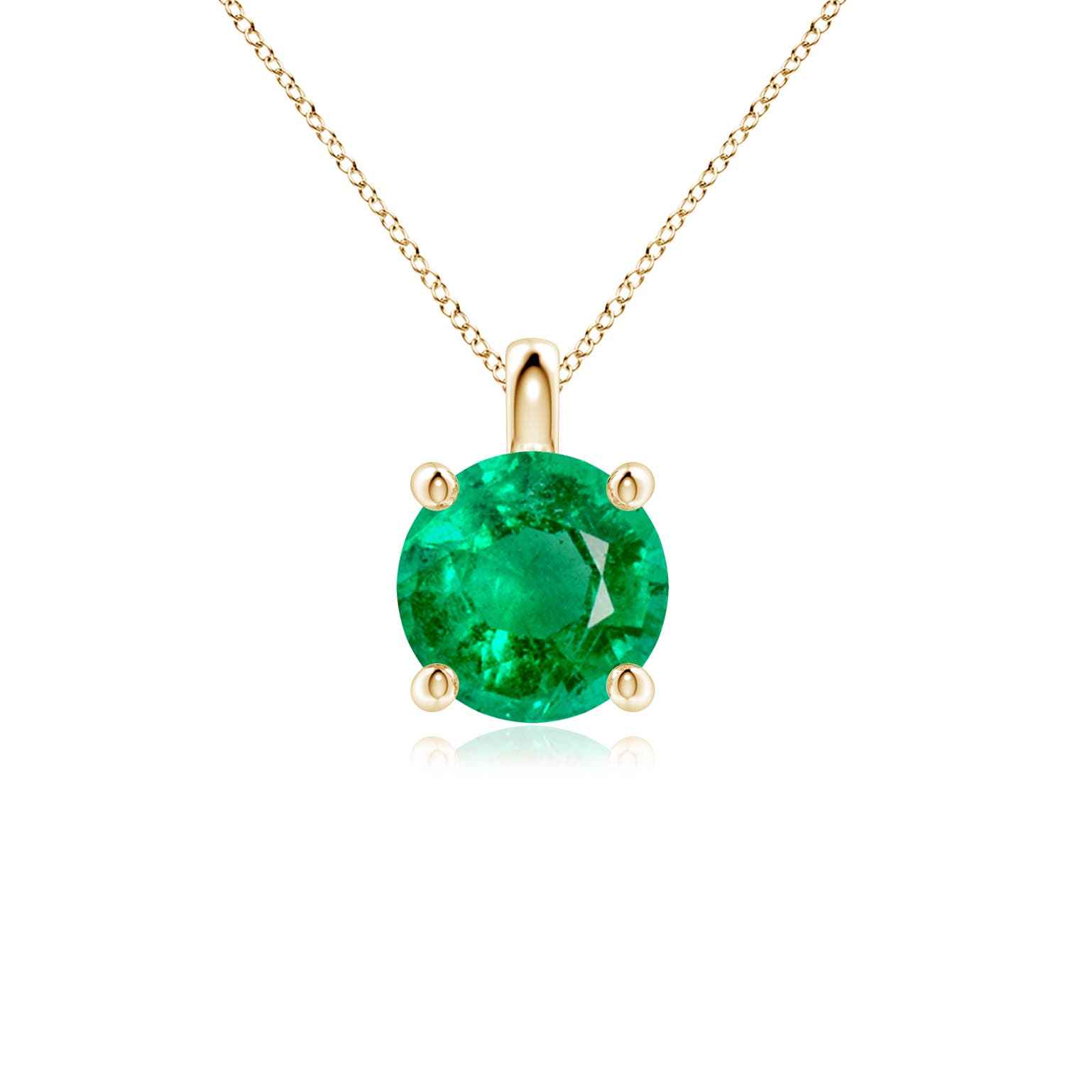 AAA - Emerald / 1.75 CT / 18 KT Yellow Gold