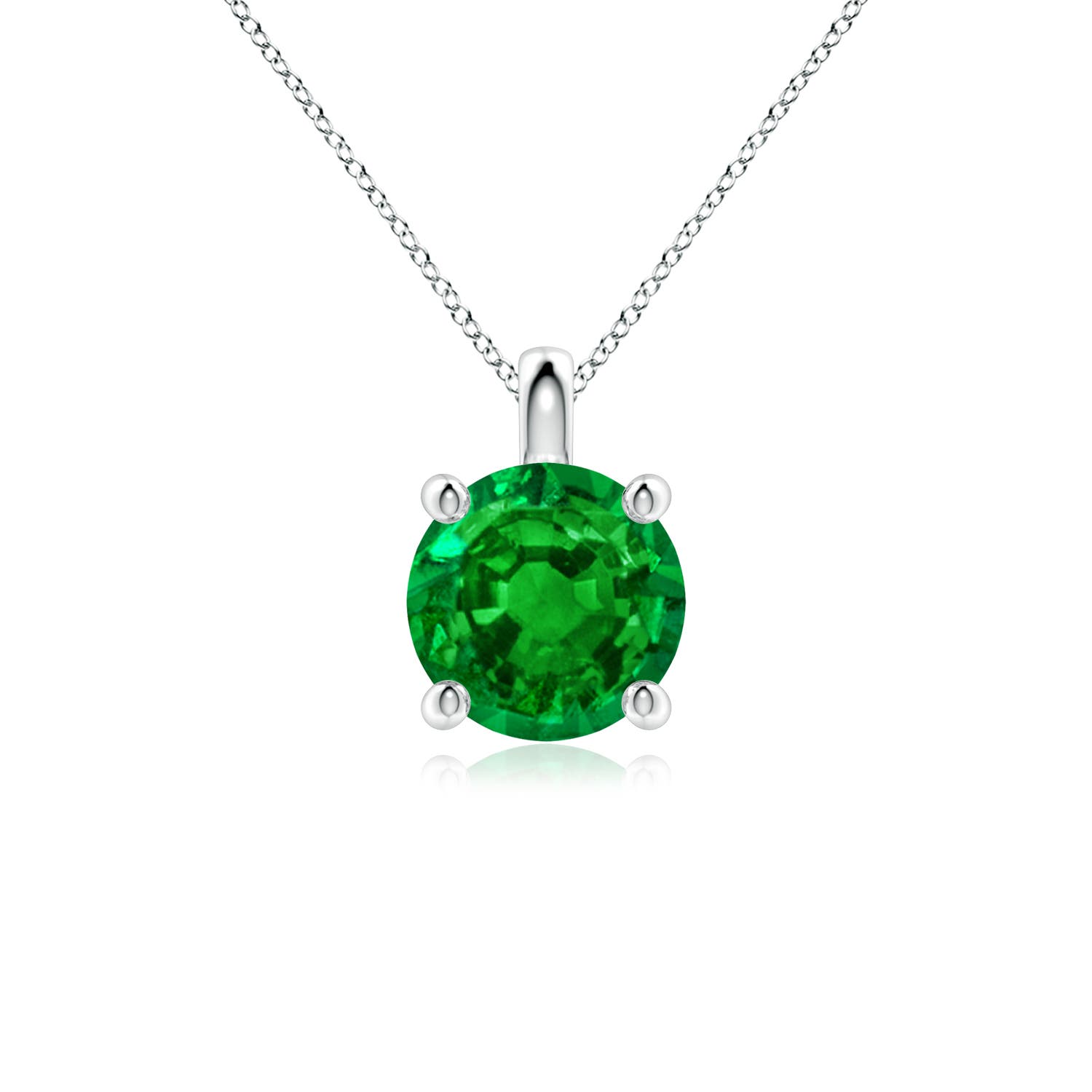 AAAA - Emerald / 1.75 CT / 18 KT White Gold