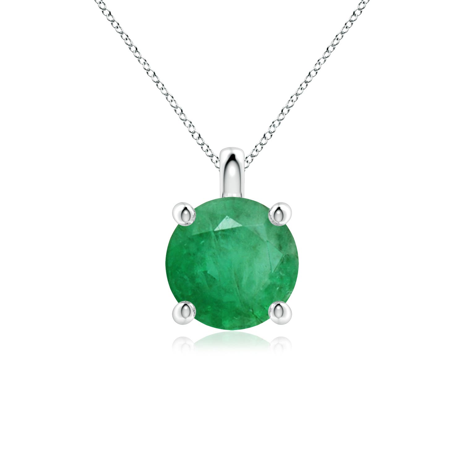 A - Emerald / 2.5 CT / 18 KT White Gold