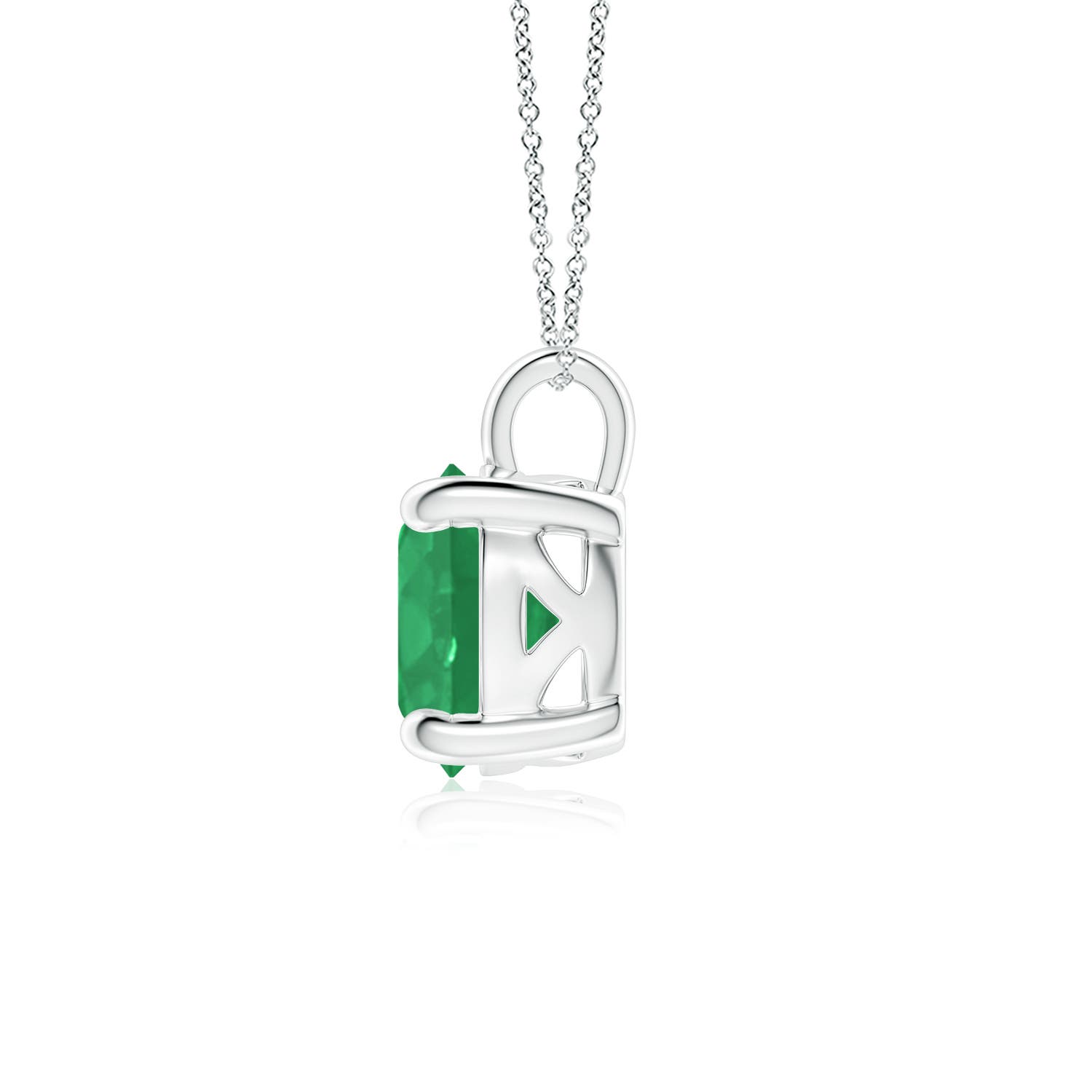 A - Emerald / 2.5 CT / 18 KT White Gold