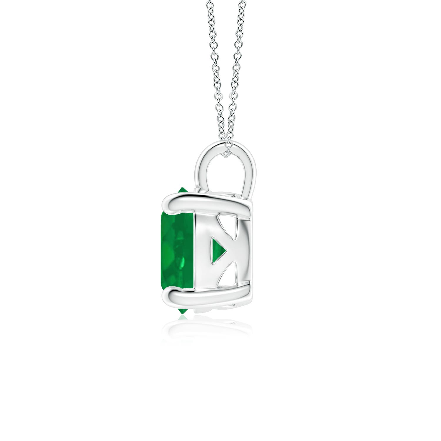 AA - Emerald / 2.5 CT / 18 KT White Gold