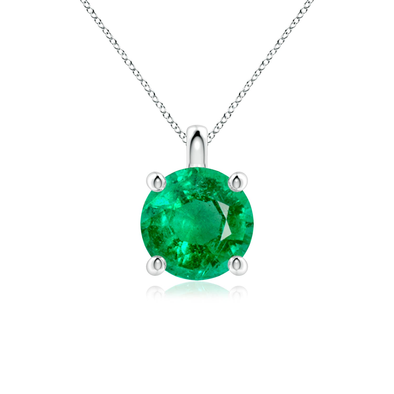 AAA - Emerald / 2.5 CT / 18 KT White Gold