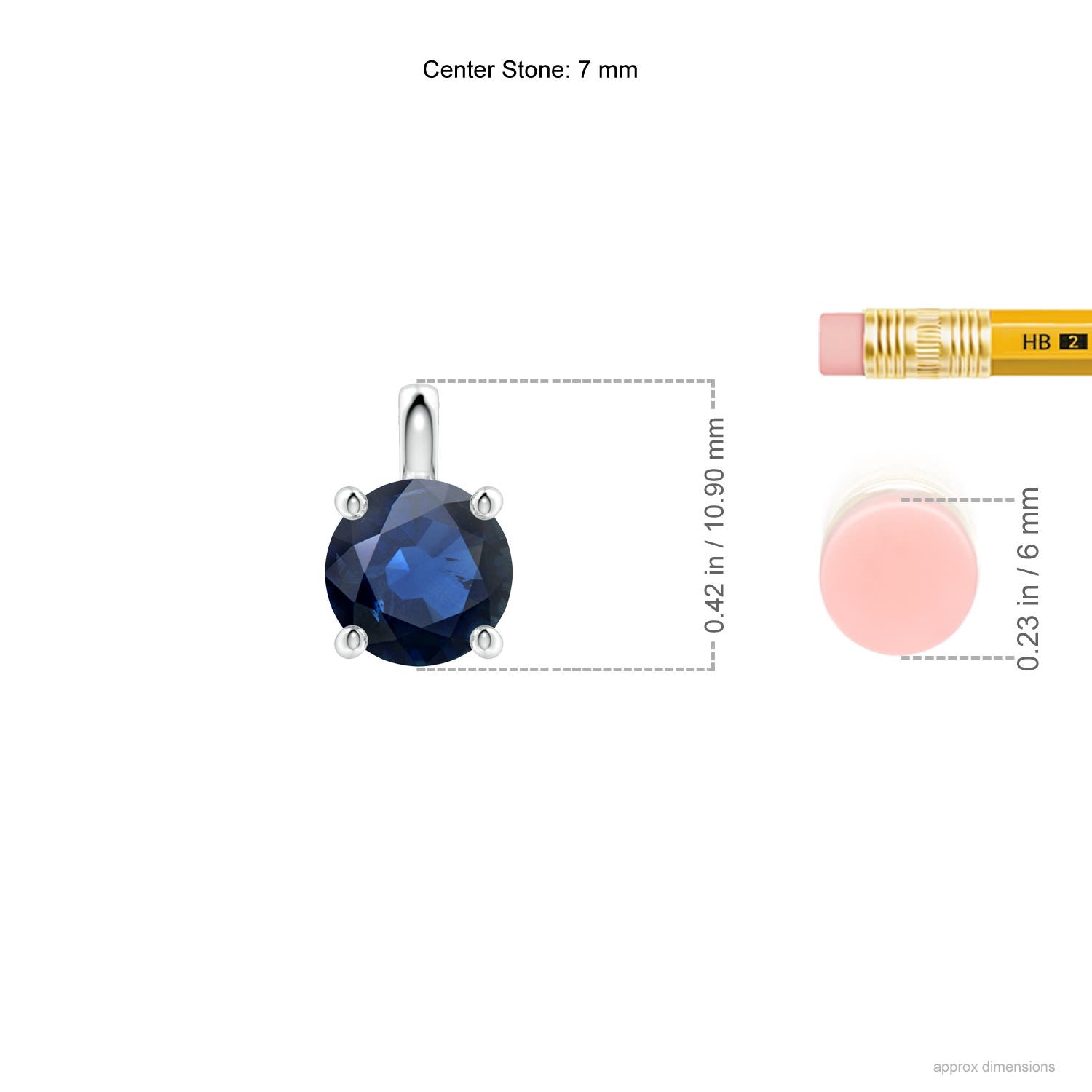 AA - Blue Sapphire / 1.6 CT / 18 KT White Gold