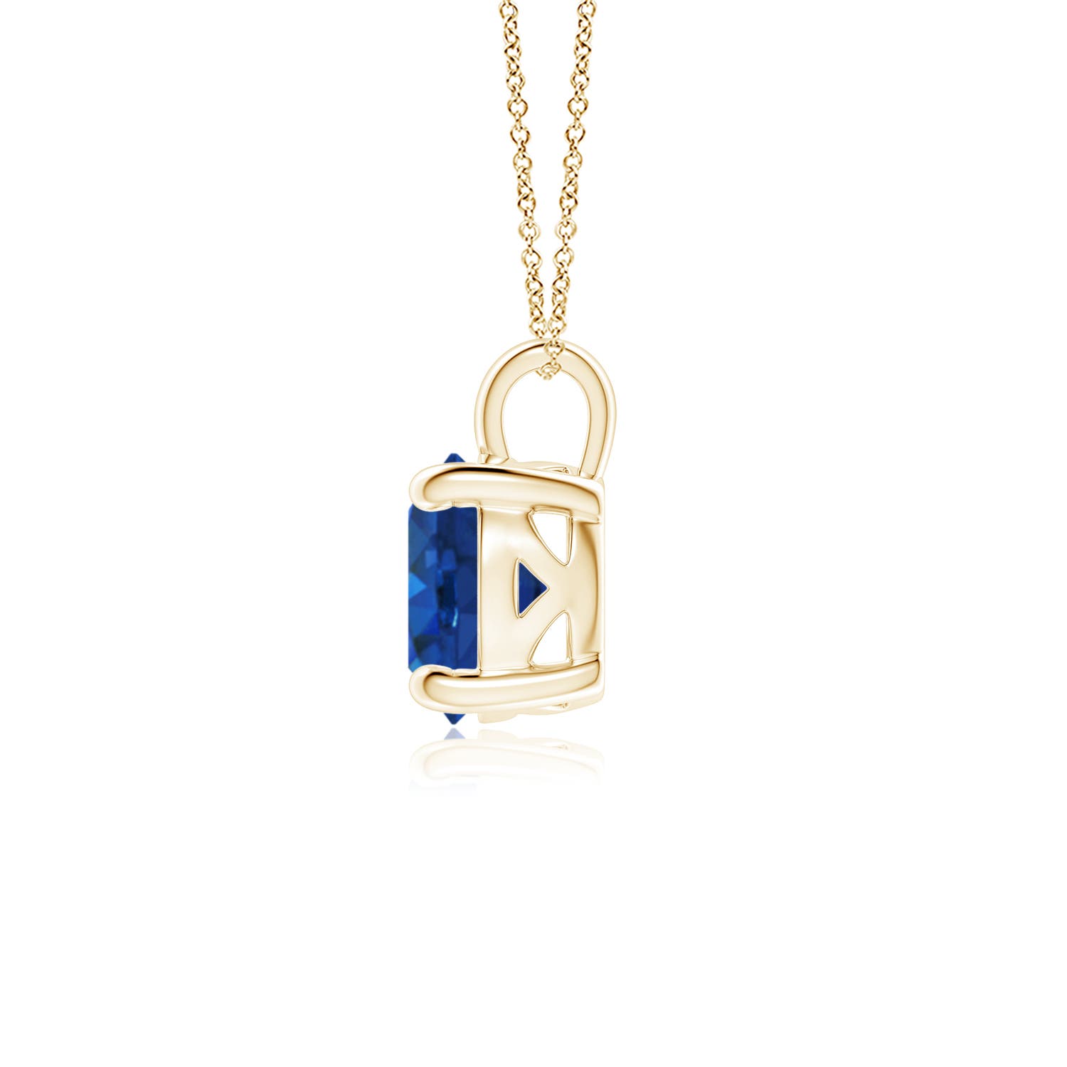 AAA - Blue Sapphire / 2.2 CT / 18 KT Yellow Gold