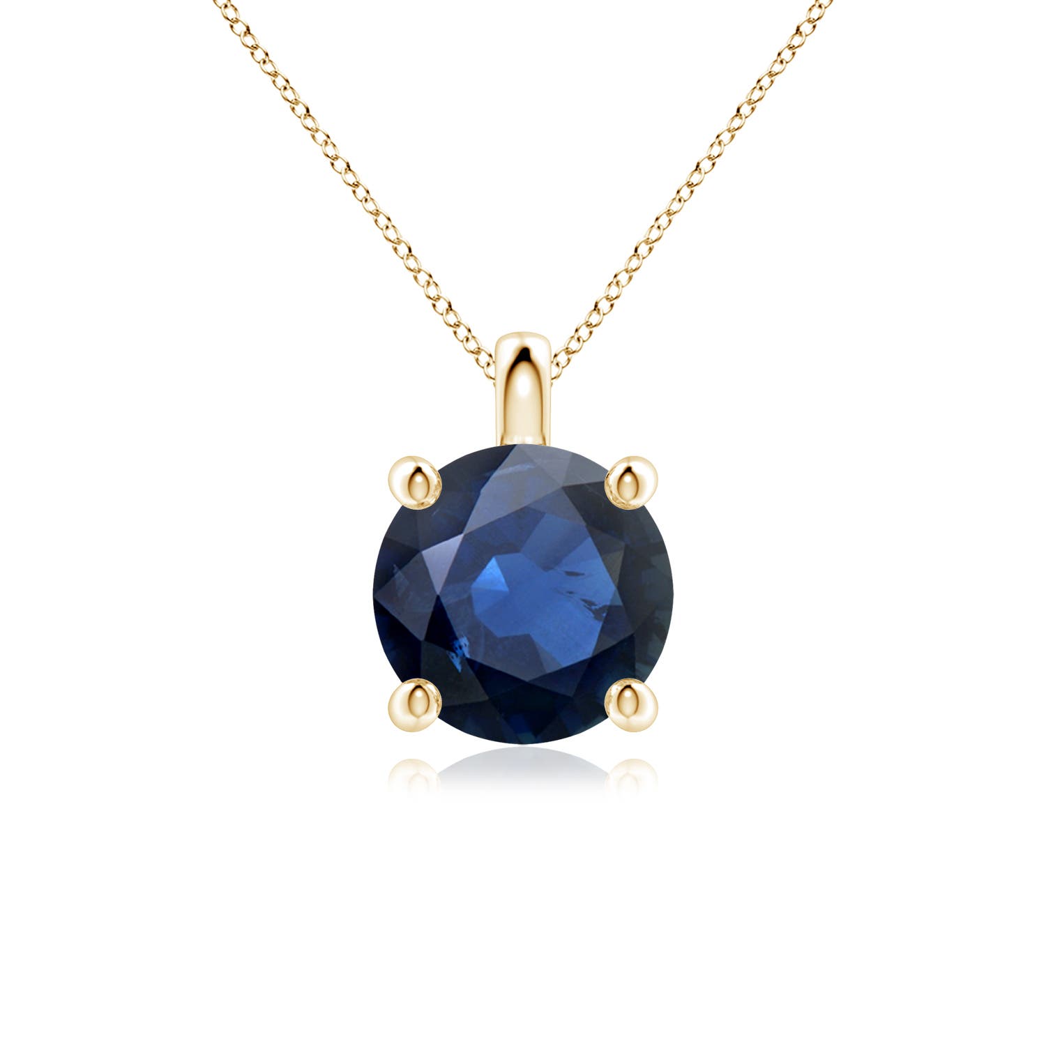 AA - Blue Sapphire / 3.75 CT / 18 KT Yellow Gold