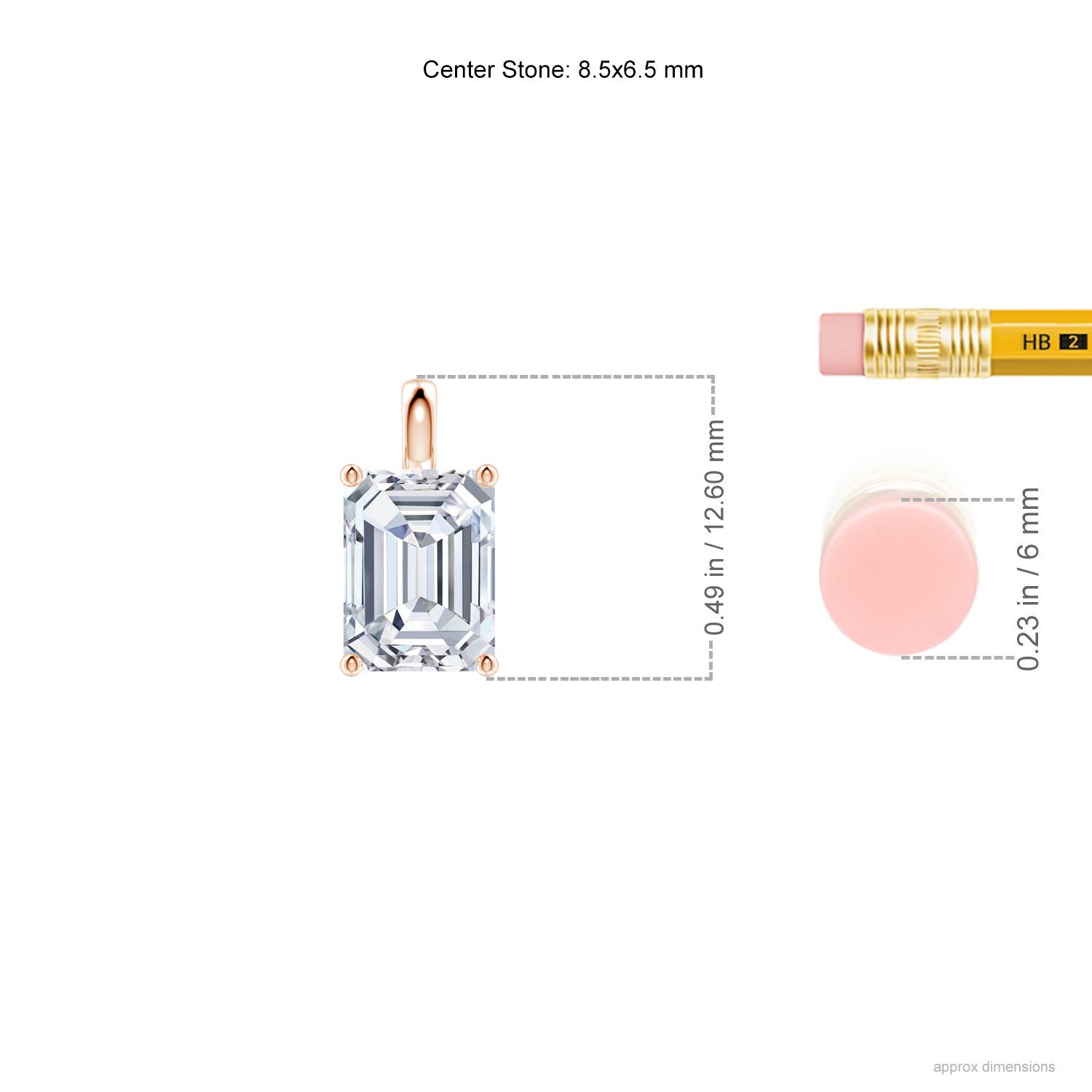 G, VS2 / 2 CT / 14 KT Rose Gold