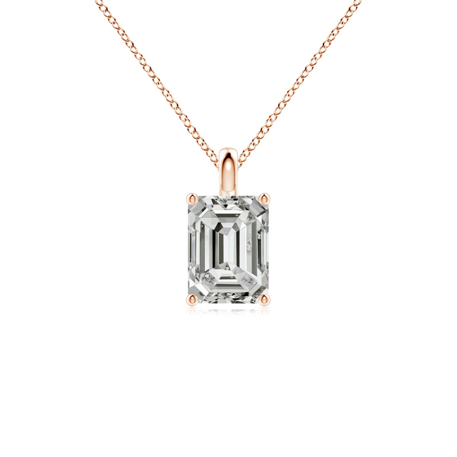 K, I3 / 2 CT / 14 KT Rose Gold