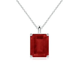 Emerald Cut AA Ruby