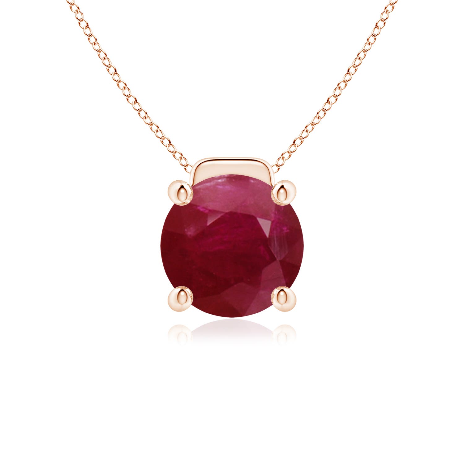 A - Ruby / 4.5 CT / 18 KT Rose Gold