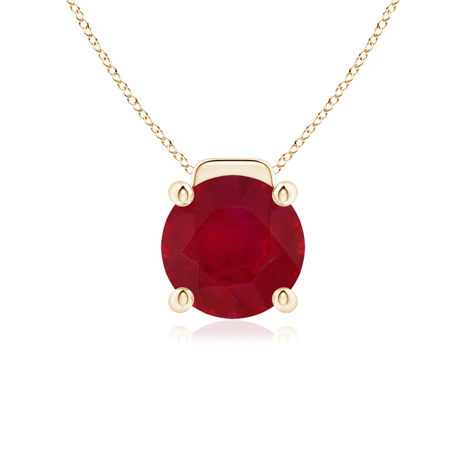 AA - Ruby / 4.5 CT / 18 KT Yellow Gold