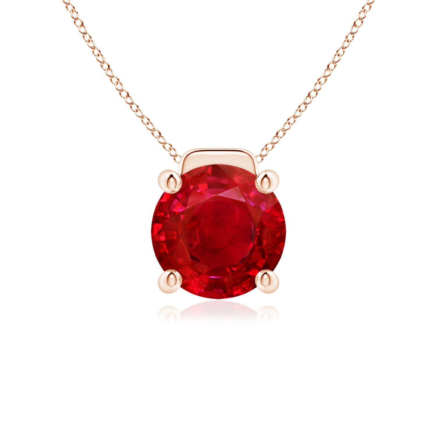 AAA - Ruby / 4.5 CT / 18 KT Rose Gold