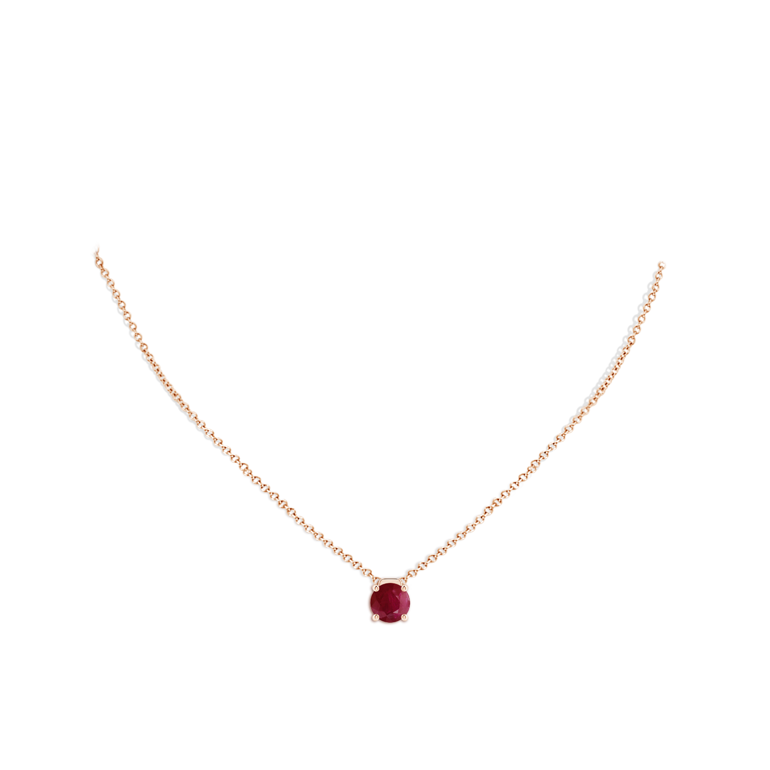 A - Ruby / 2.1 CT / 18 KT Rose Gold