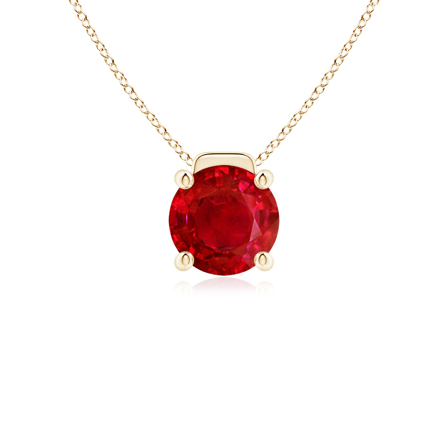 AAA - Ruby / 2.1 CT / 18 KT Yellow Gold