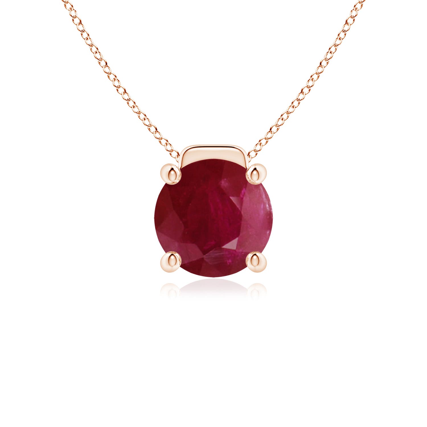 A - Ruby / 3.75 CT / 18 KT Rose Gold