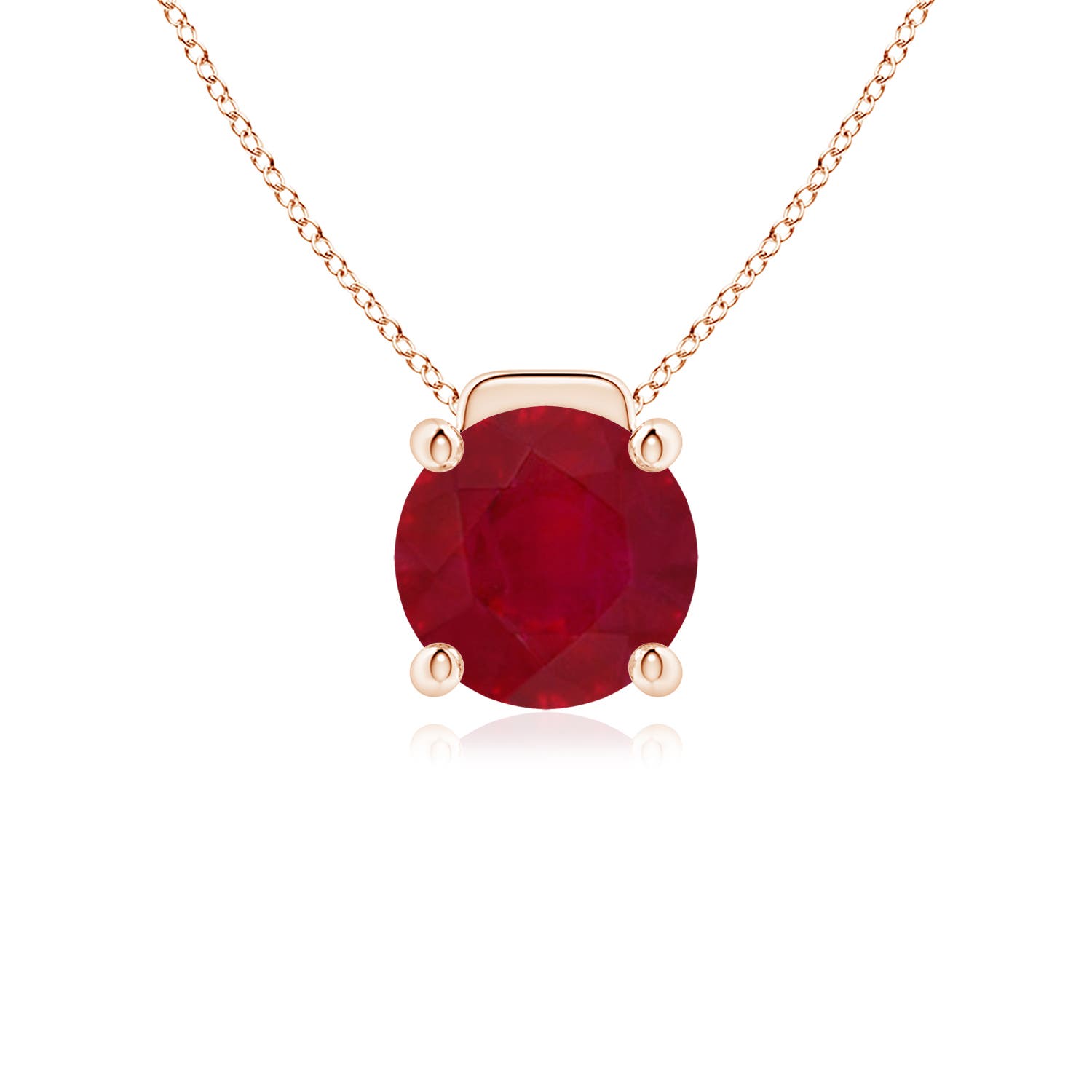 AA - Ruby / 3.75 CT / 18 KT Rose Gold