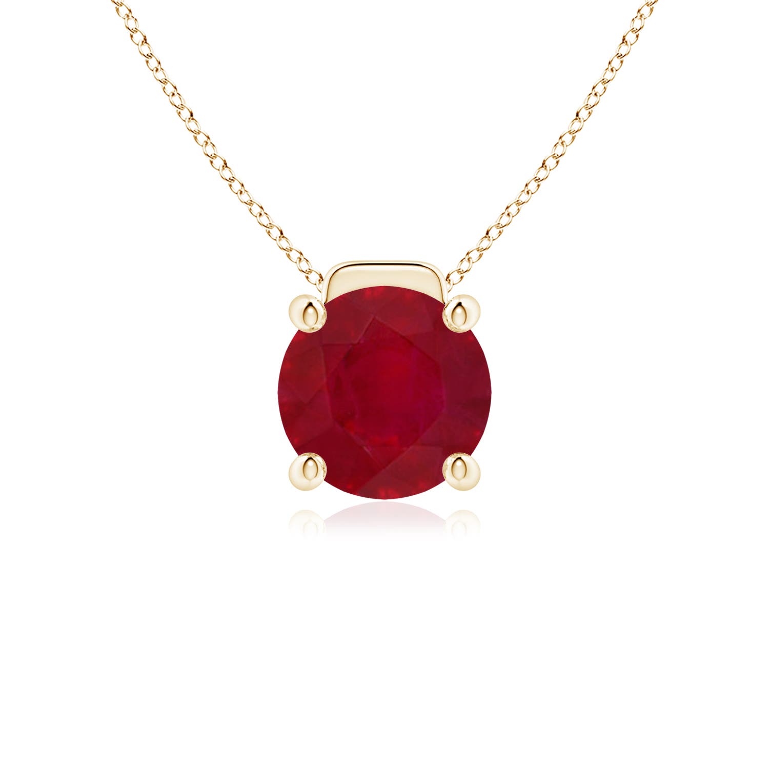 AA - Ruby / 3.75 CT / 18 KT Yellow Gold