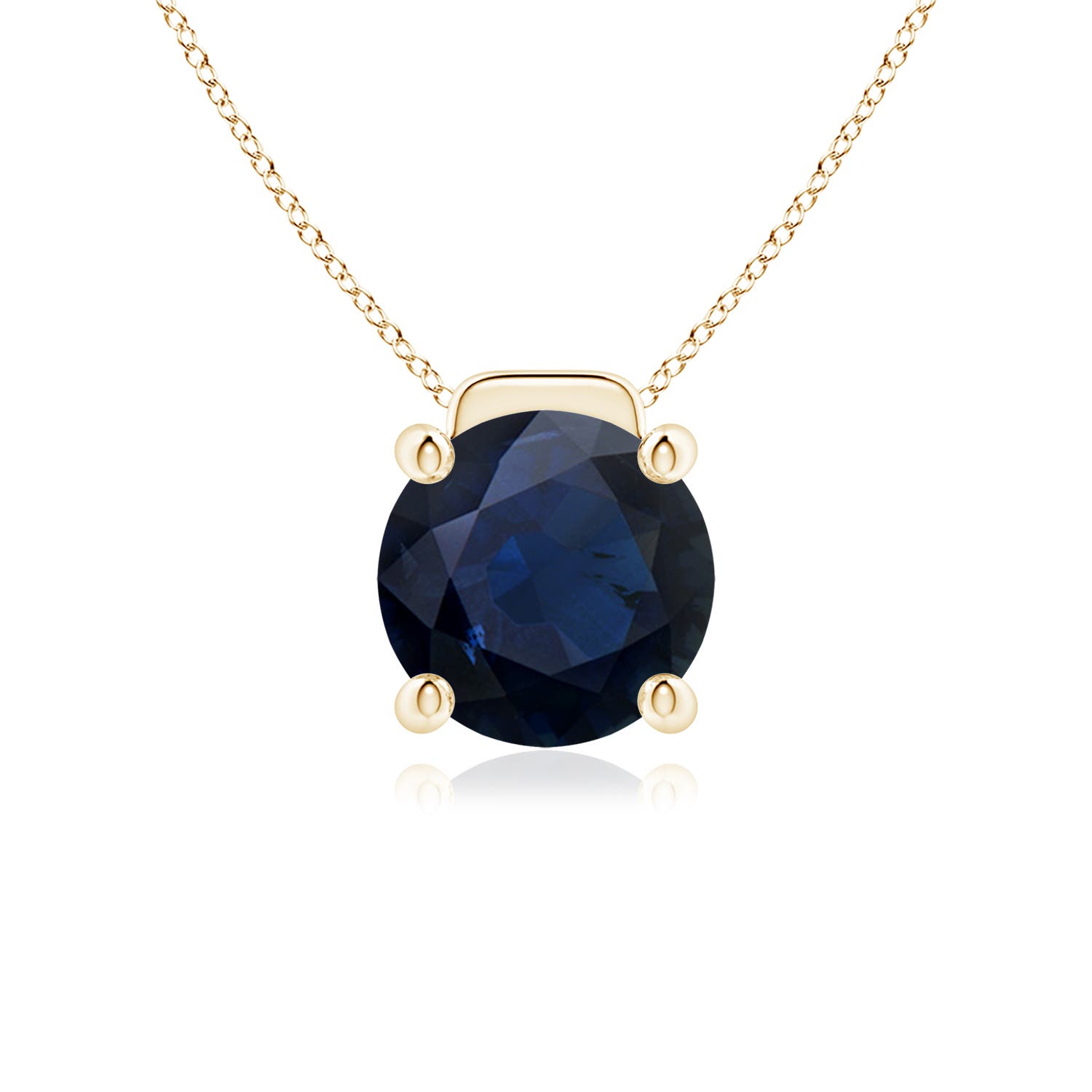 A - Blue Sapphire / 4.5 CT / 18 KT Yellow Gold