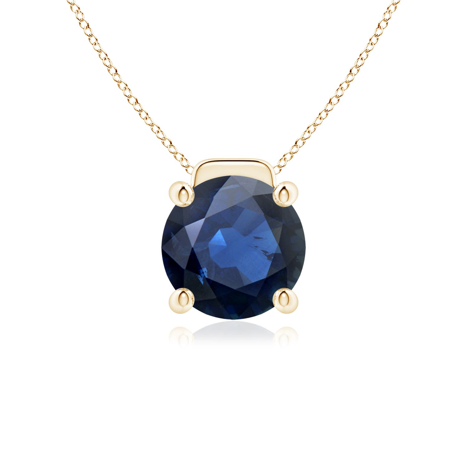 AA - Blue Sapphire / 4.5 CT / 18 KT Yellow Gold