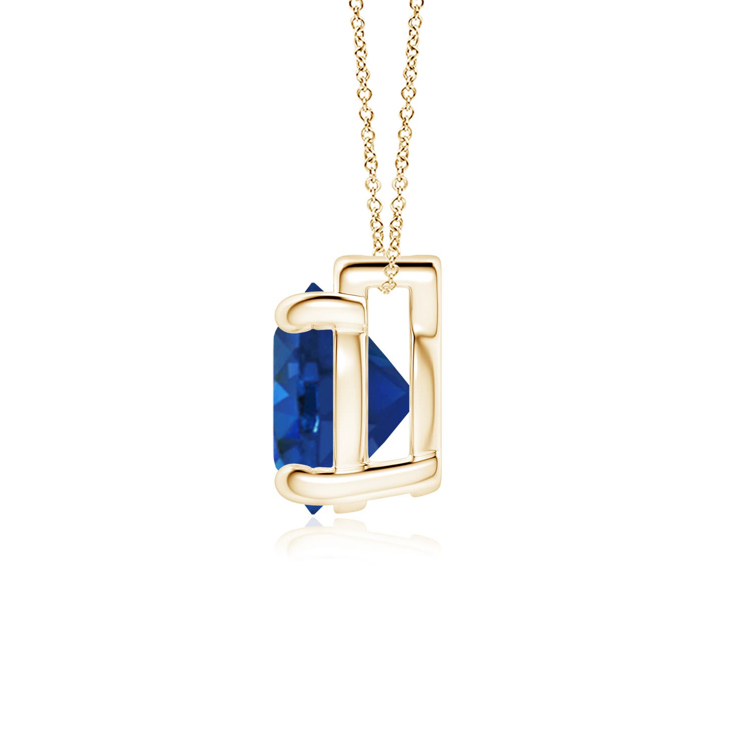 AAA - Blue Sapphire / 4.5 CT / 18 KT Yellow Gold