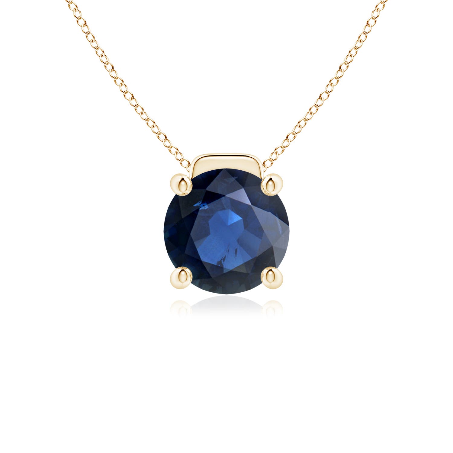 AA - Blue Sapphire / 3.75 CT / 18 KT Yellow Gold