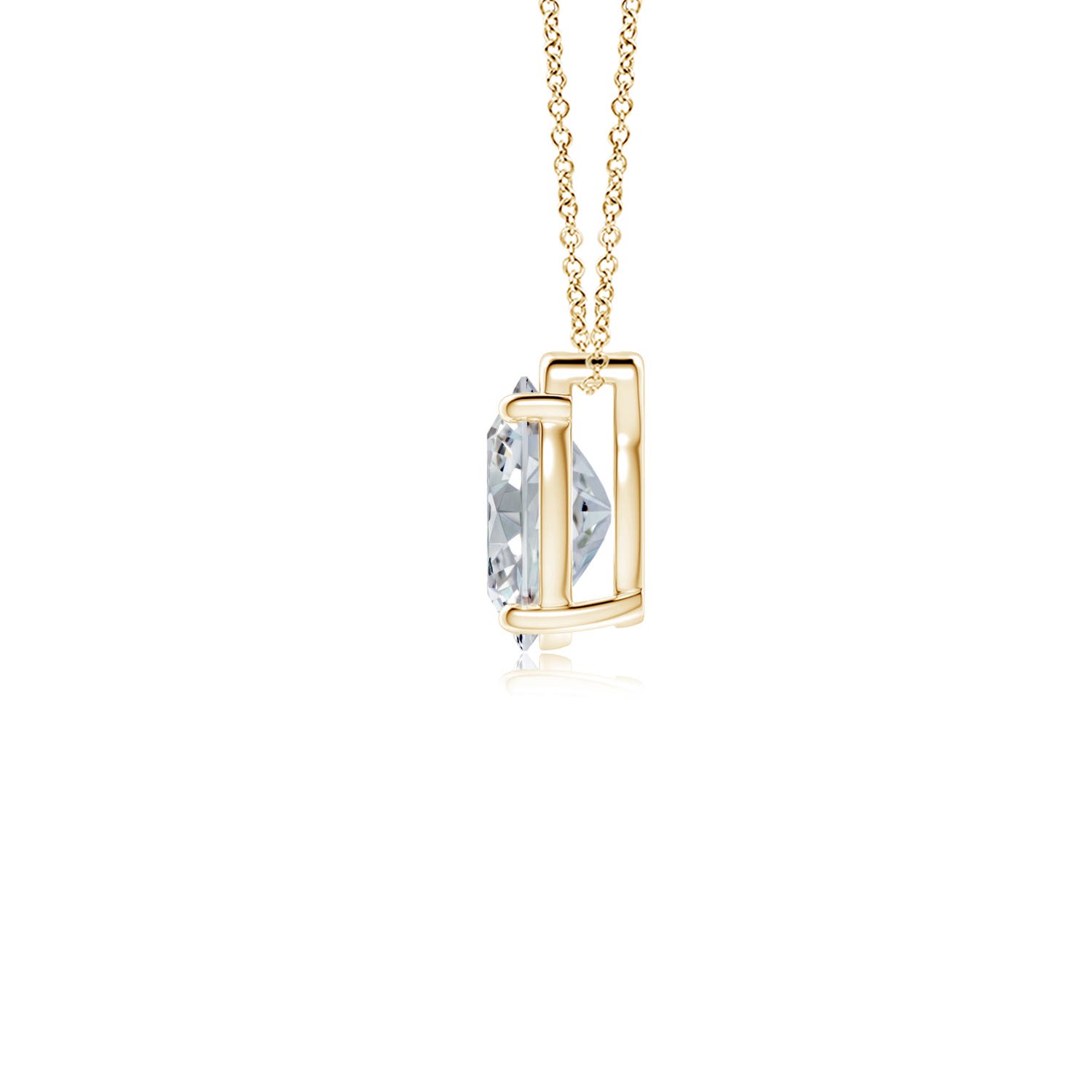 H, SI2 / 1 CT / 18 KT Yellow Gold