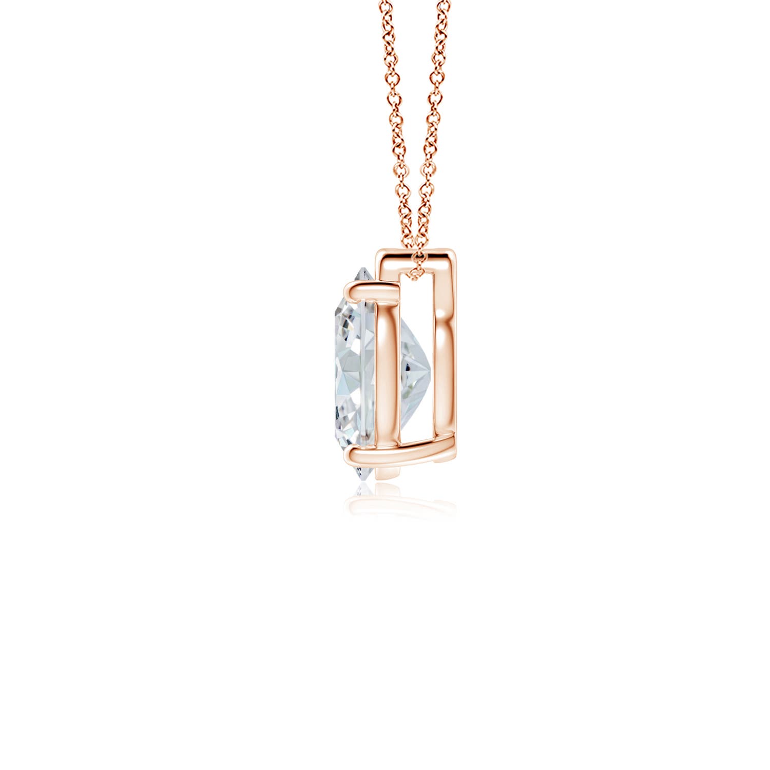 G, VS2 / 1.5 CT / 14 KT Rose Gold