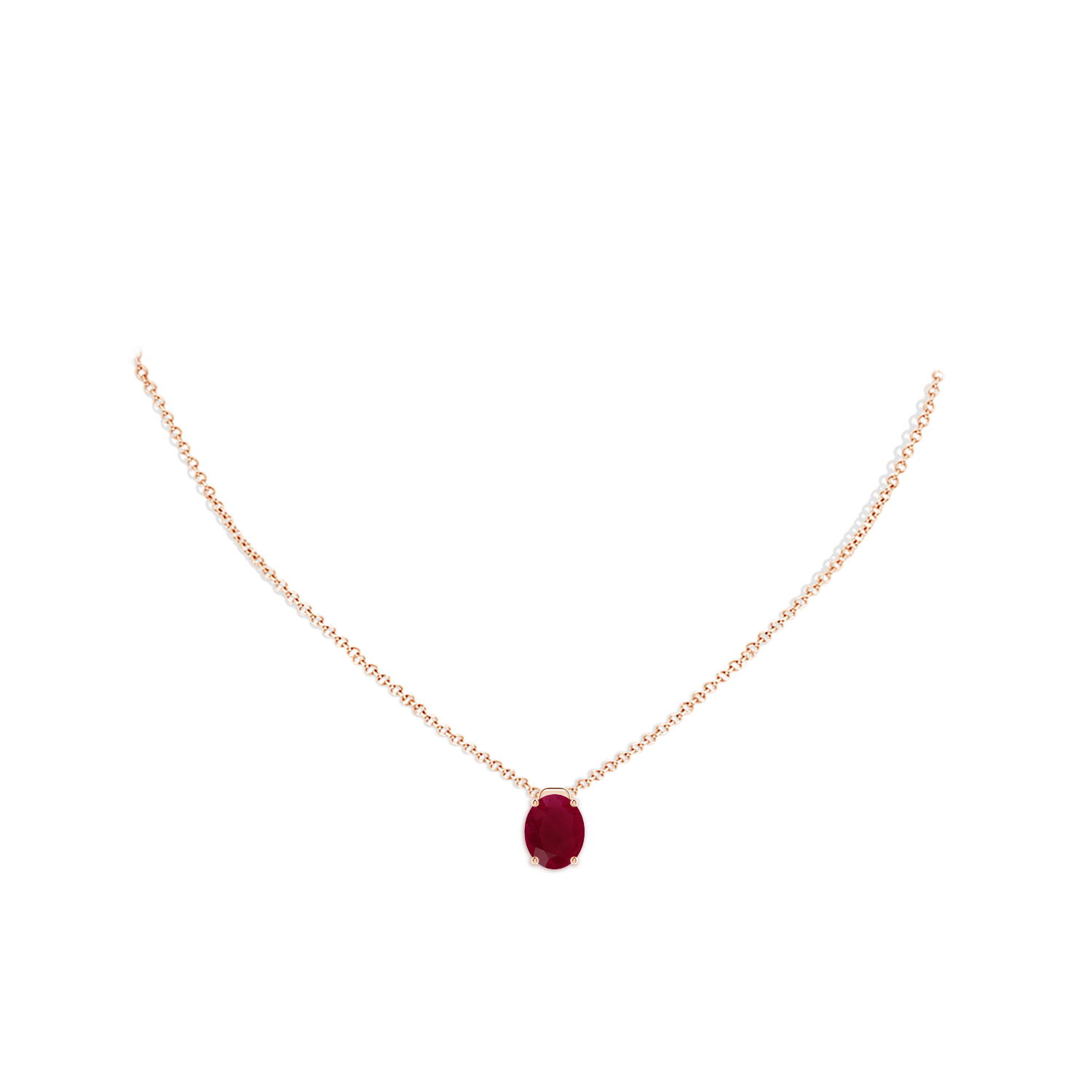 A - Ruby / 3.3 CT / 18 KT Rose Gold