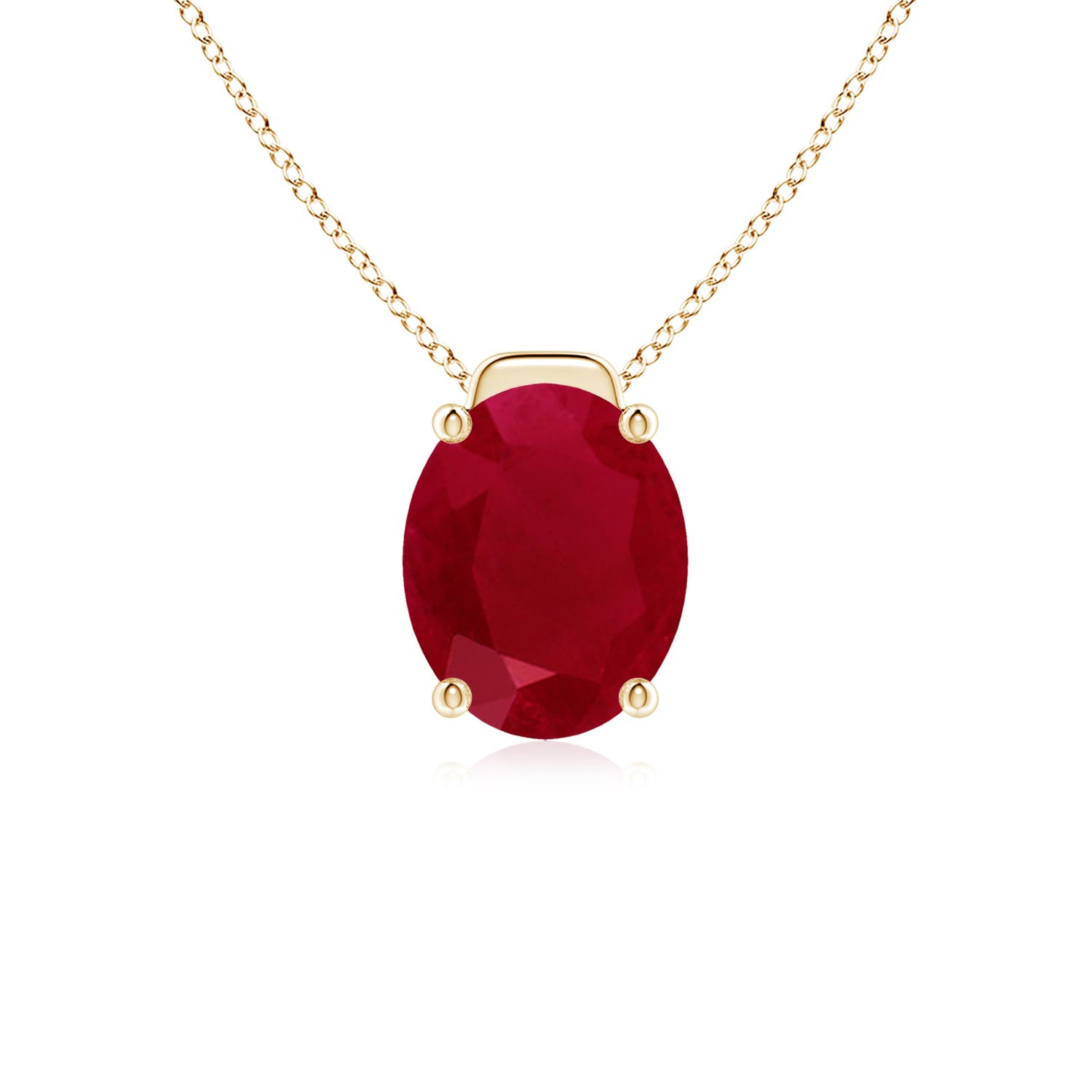 AA - Ruby / 3.3 CT / 18 KT Yellow Gold