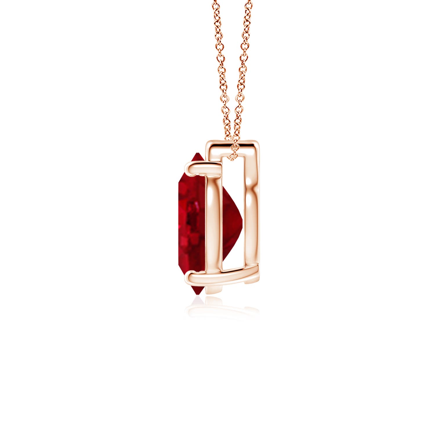 AAA - Ruby / 3.3 CT / 18 KT Rose Gold