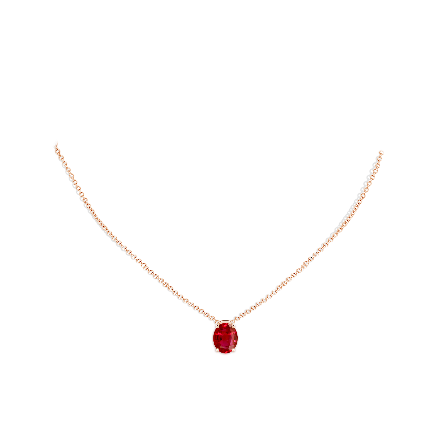 AAA - Ruby / 3.3 CT / 18 KT Rose Gold