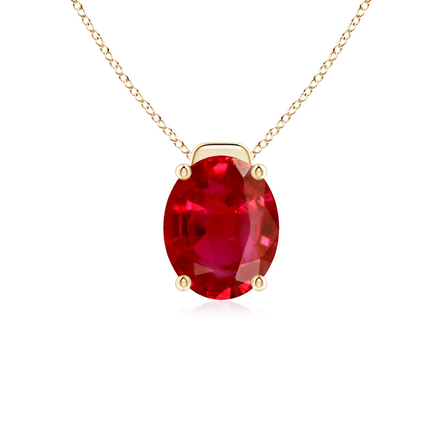 AAA - Ruby / 3.3 CT / 18 KT Yellow Gold