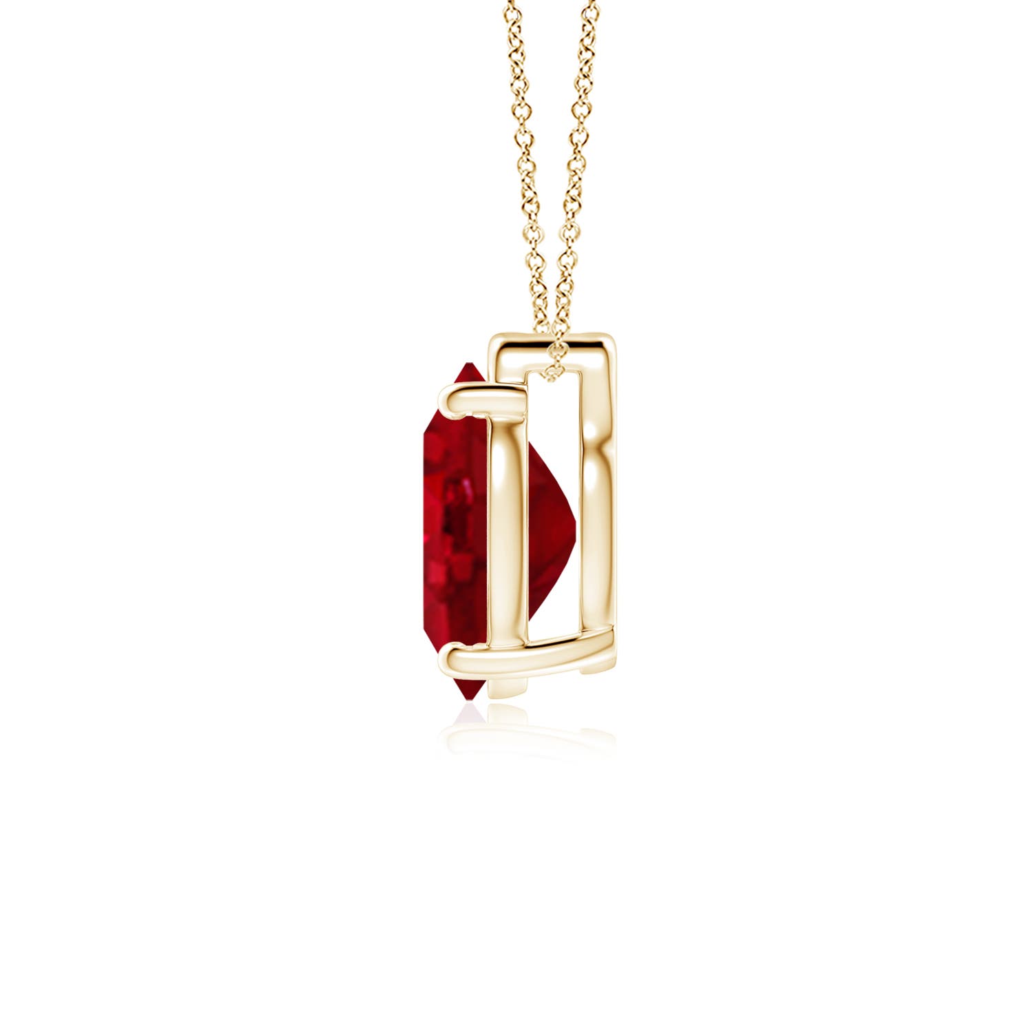 AAA - Ruby / 3.3 CT / 18 KT Yellow Gold