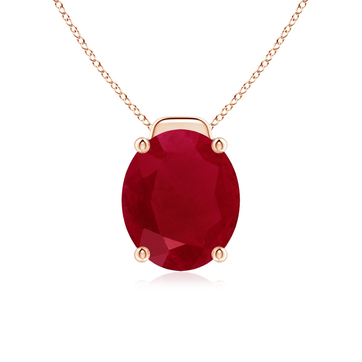 AA - Ruby / 6 CT / 18 KT Rose Gold