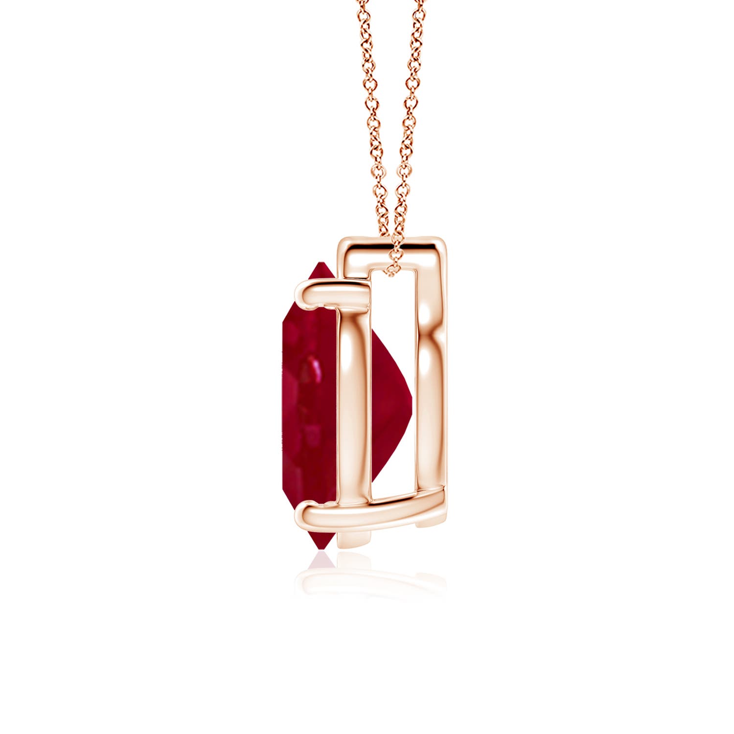 AA - Ruby / 6 CT / 18 KT Rose Gold