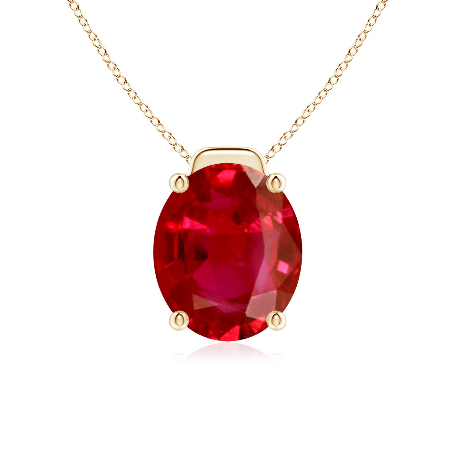 AAA - Ruby / 6 CT / 18 KT Yellow Gold