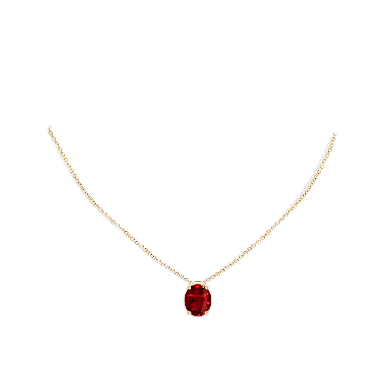 AAAA - Ruby / 6 CT / 18 KT Yellow Gold