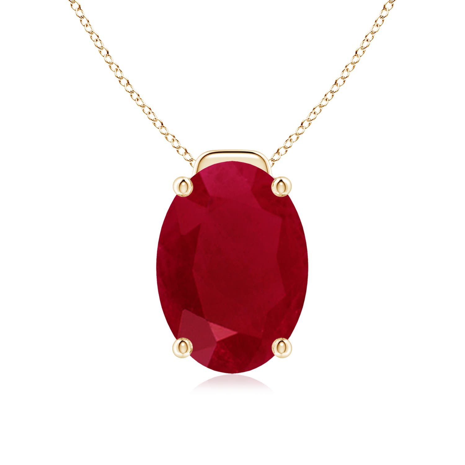 AA - Ruby / 7.25 CT / 18 KT Yellow Gold