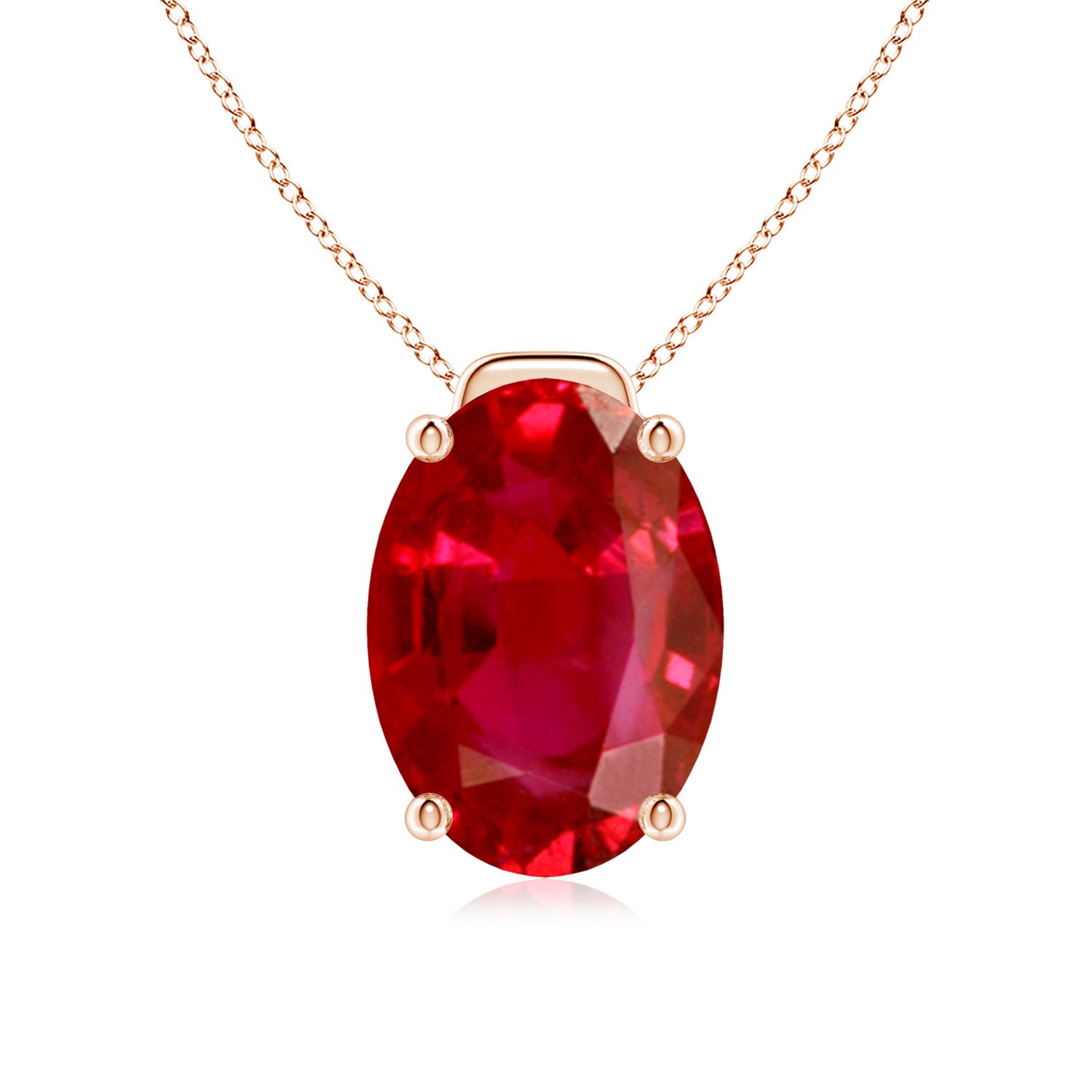 AAA - Ruby / 7.25 CT / 18 KT Rose Gold