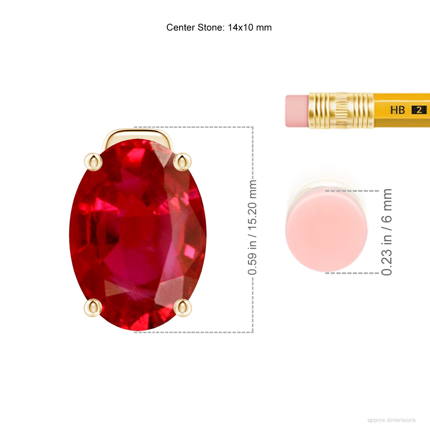 AAA - Ruby / 7.25 CT / 18 KT Yellow Gold