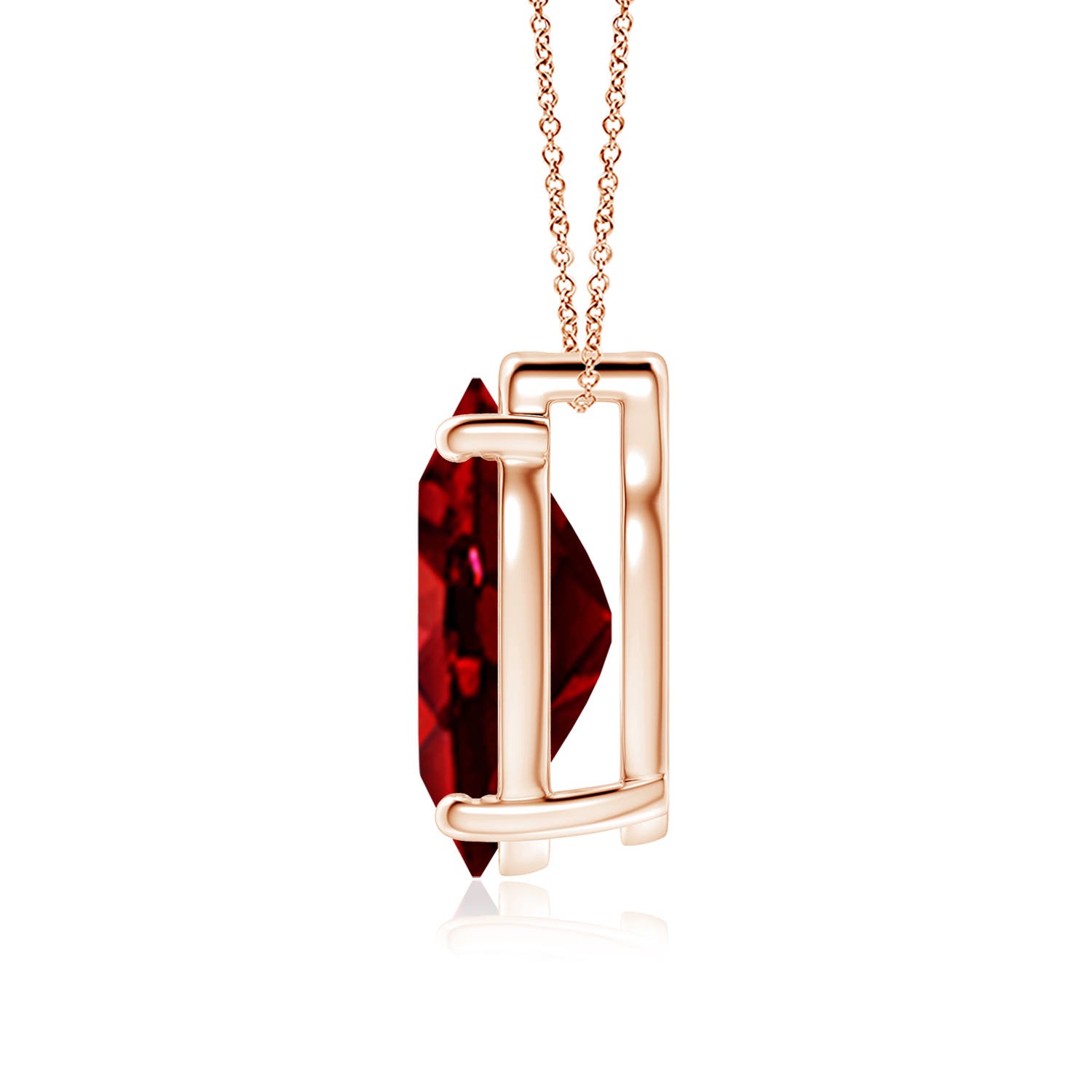 AAAA - Ruby / 7.25 CT / 18 KT Rose Gold