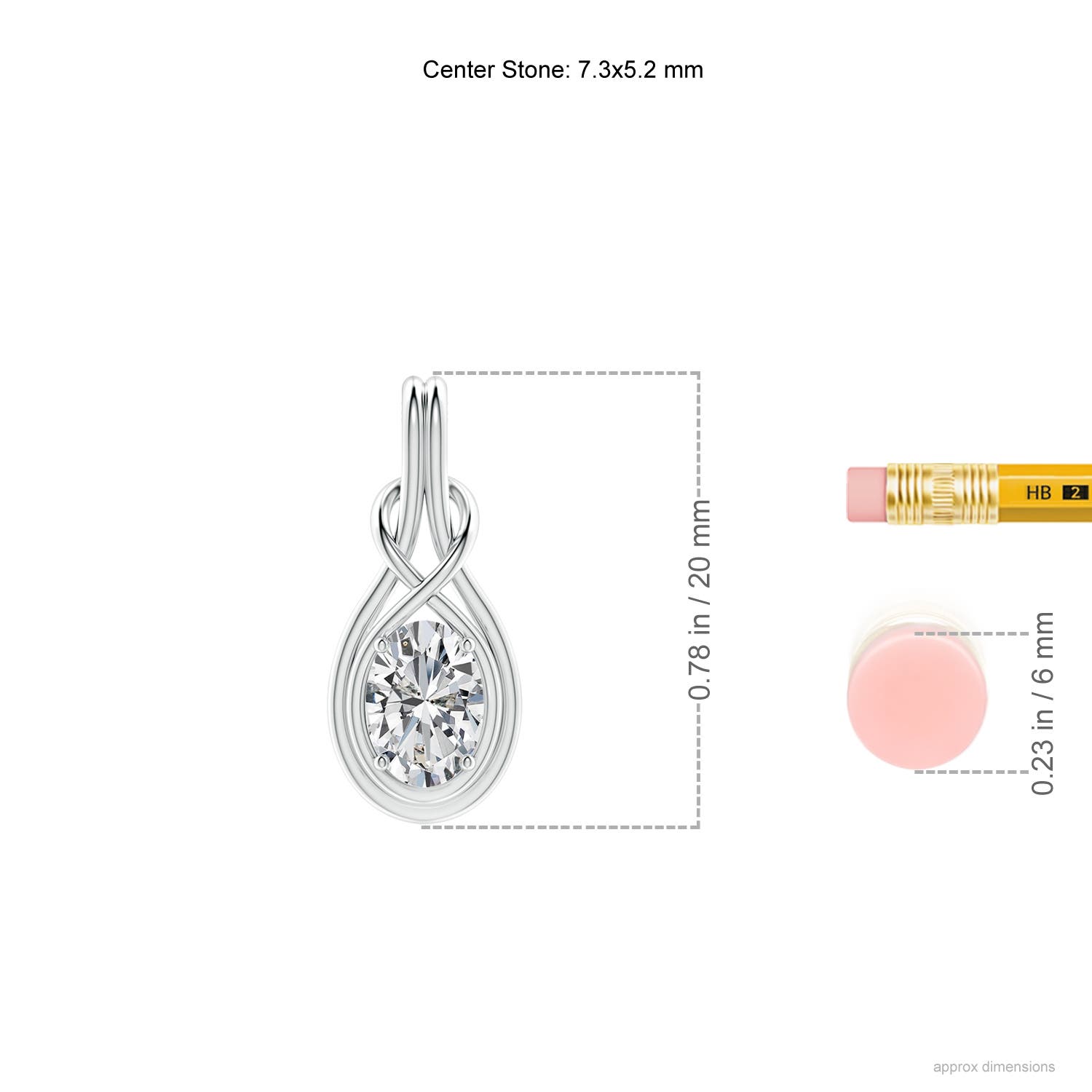 H, SI2 / 0.76 CT / 18 KT White Gold